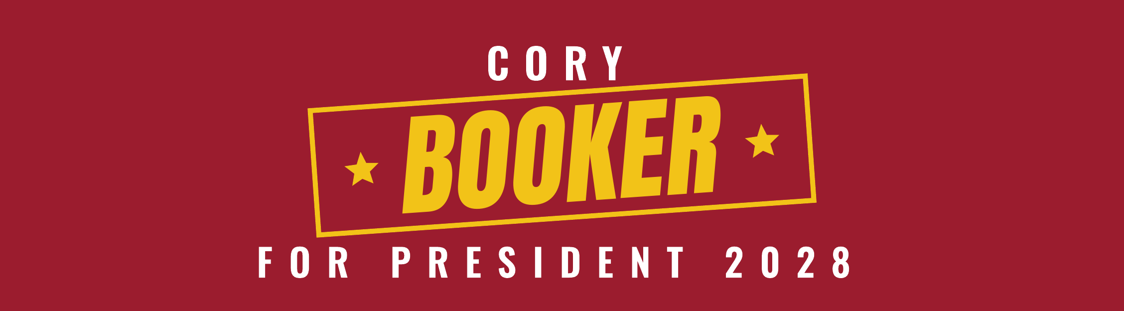 Cory Booker sticker