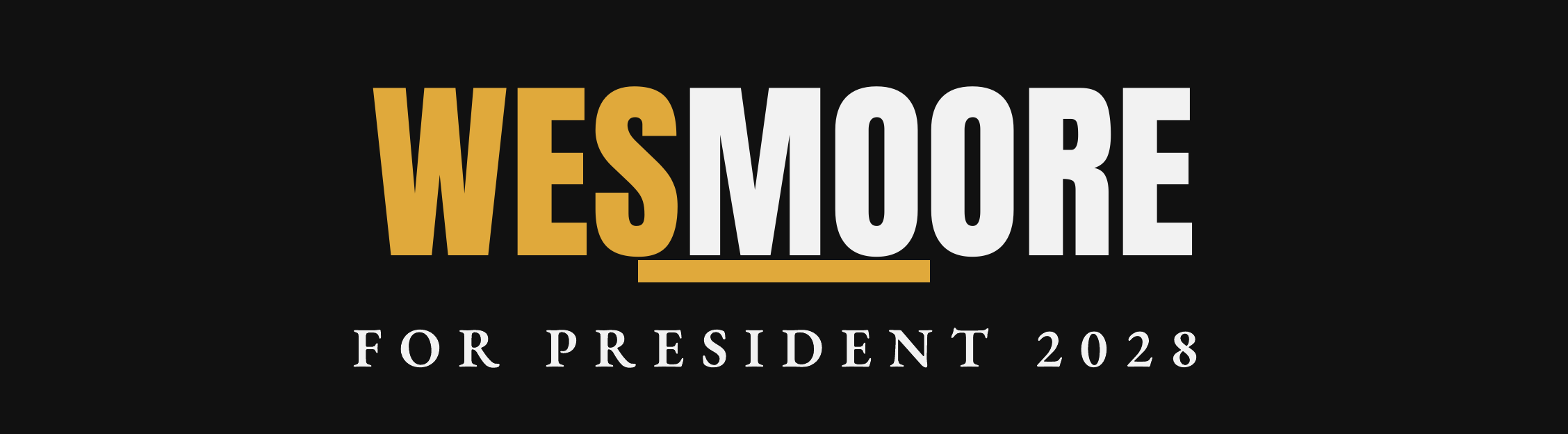 Wes Moore sticker
