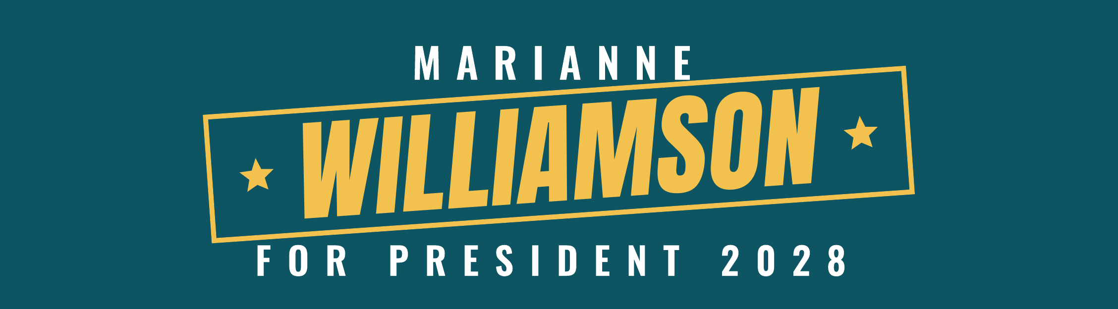 Marianne Williamson sticker
